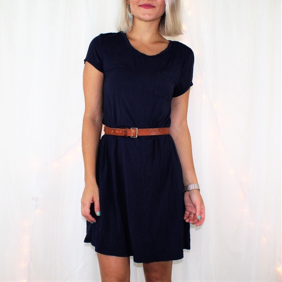 Pixley Dresses & Skirts - Pixley Stitch Fix Alison Navy T-shirt Swing Dress